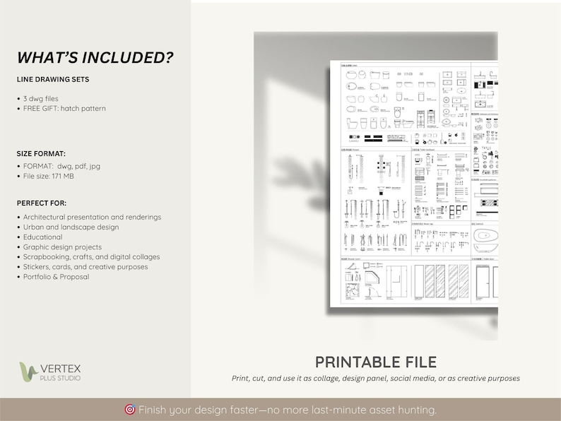 Dynamic AutoCAD Block Library vol.1 | 1000+ | Full block set DWG | Architectural, Interior, Landscape, Design | Free Gift image 7
