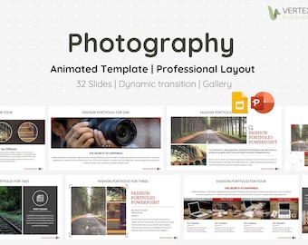 Fotografie Animierte Power Point Vorlage | Infografik | High-End | Dynamische Übergänge & professionelles Layout