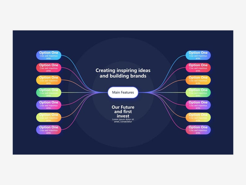 Mindmap Animated Powerpoint Template | Infographic | High-end | Dynamic ...