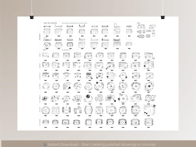 Dynamic Autocad Block Vol4 Library Premium | 1000+ | Full Block Set DWG ...
