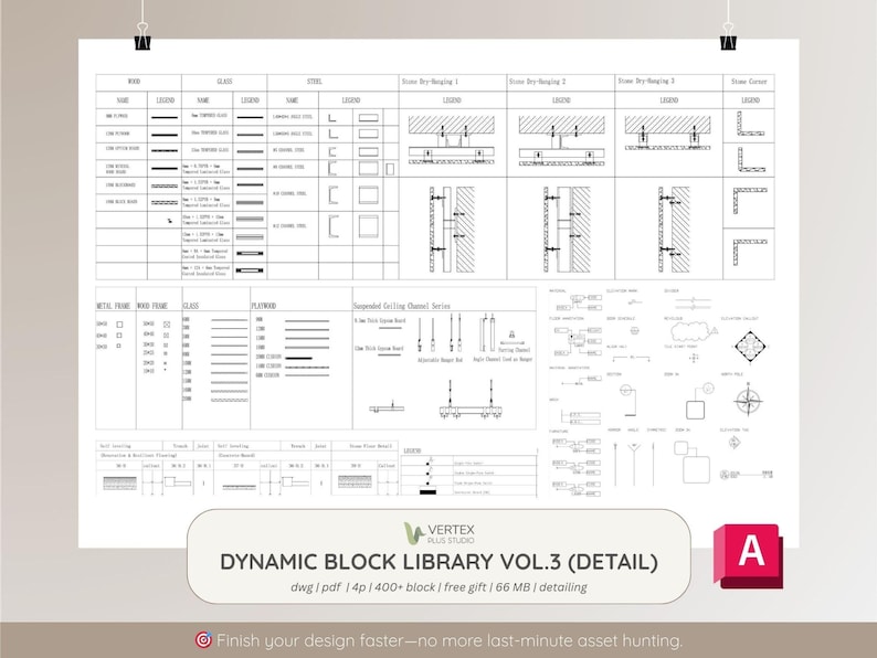 Autocad Dynamic Blocks Library Dynamic Autocad Block Library Mega Bundle Vol1-5 | 3000+ | Full Block ...
