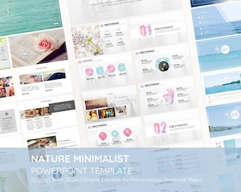 Minimal Forest PowerPoint Template | Nature Presentation Slides