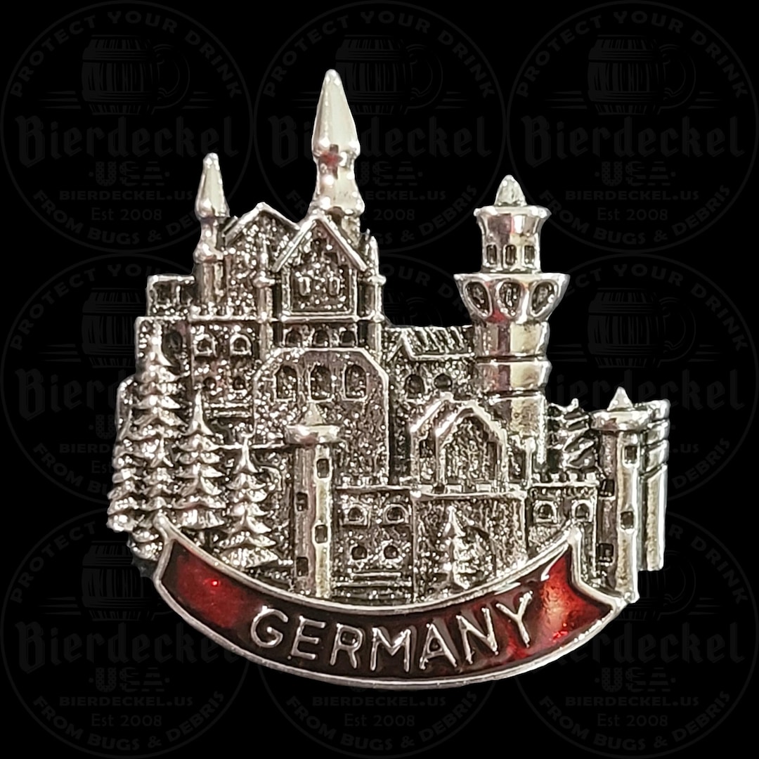 Neuschwanstein Metal Enamel Hat Pin – Accordion Beer Stein Charms Polka ...
