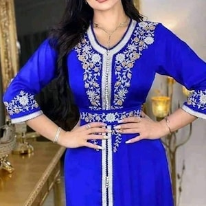 Motiv de Broderie Kaftan, Broderie Maschine Kaftan, Broderie Broderie de Kaftan traditionell.
