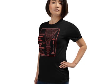 The Map Is Not the Territory — Philosophy T-Shirt, Black Bella Canvas Tee