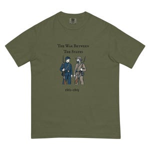 Men’s tshirt war between the states civil war tshirt 1861-1865 history tshirt