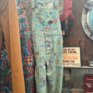 Big Smith Print Overalls - Etsy