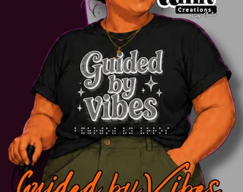 Guided By Vibes Blind Awareness Shirt High Contrast Braille Tee