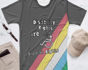 Disability Pride T-Shirt – All-Over Print Inclusive Streetwear Tee