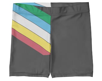 Disability Pride Athletic Shorts – All-Over Print Unisex Activewear