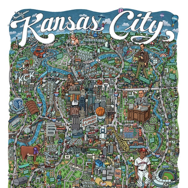 Mapa de la ciudad de Kansas