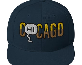 C(Hi)cago Embroidered Snapback Hat