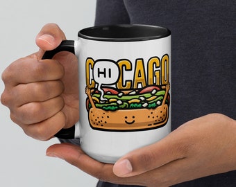 C(Hi)cago Dog Mug with Color Inside