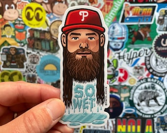 Brandon Marsh "So Wet" Sticker