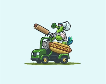 Phanatic Hot Dog Cannon Print