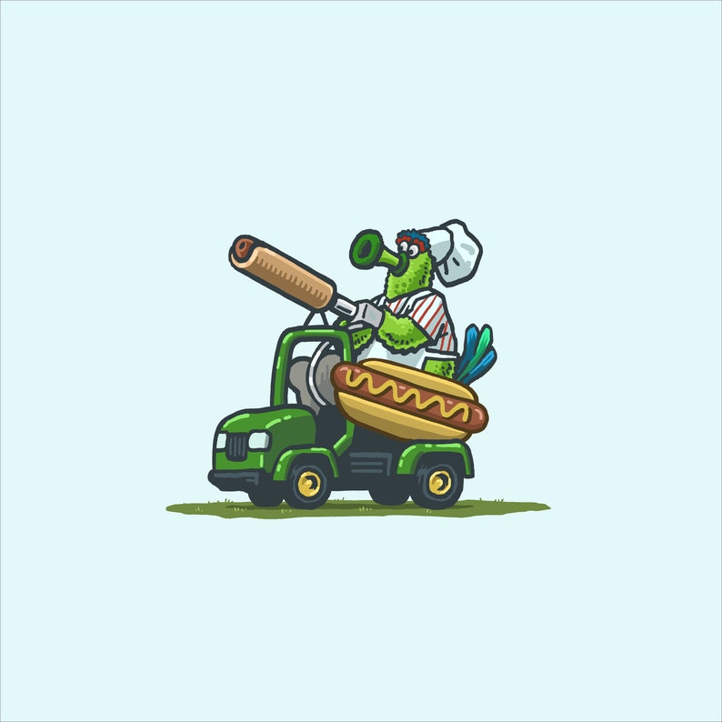 Phanatic Hot Dog Cannon Print image 1