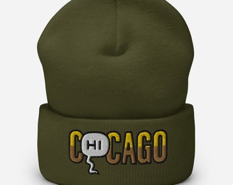 C(Hi)cago Embroidered Beanie