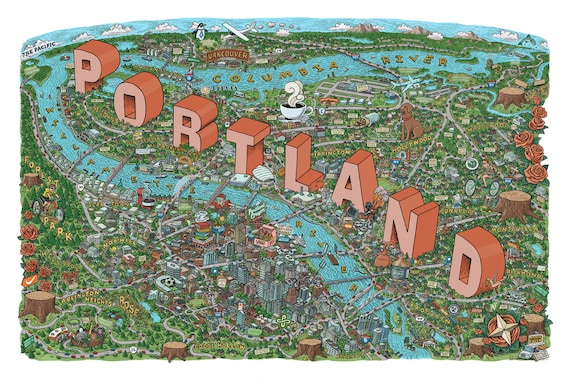 Potland Map Portland Oregon Map PortlandMaps
