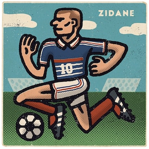 Zinedine Zidane Portrait