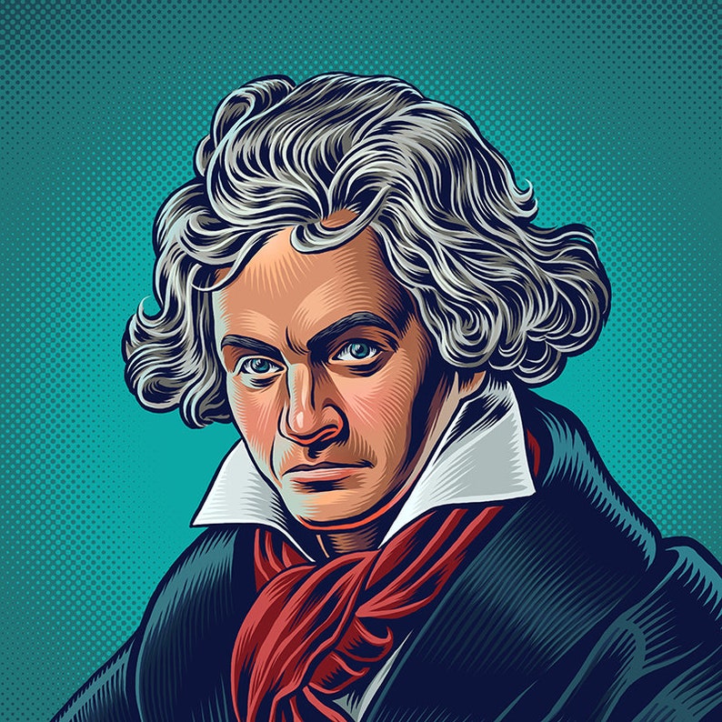 Ludwig van Beethoven Portrait image 1