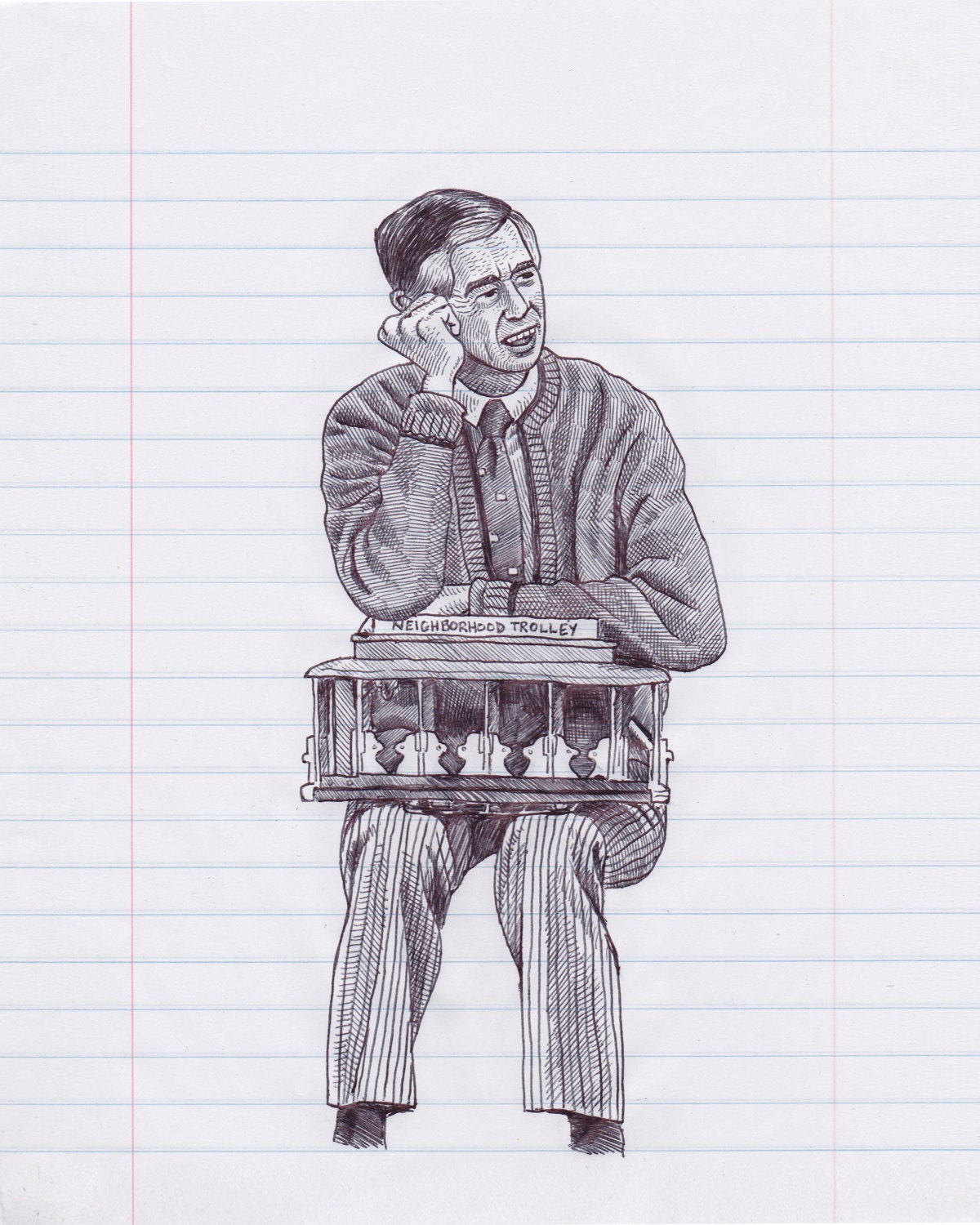 Mr. Rogers Print - Etsy