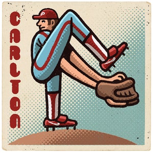 Steve Carlton Portrait