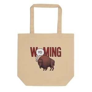 W(Yo)ming Bison Tote Bag