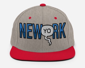 New (Yo)rk Embroidered Snapback Hat