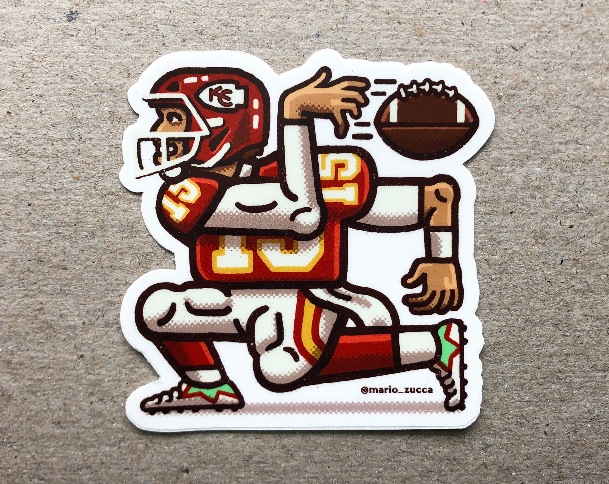 Patrick Mahomes Sticker - Etsy