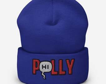 P(Hi)lly Embroidered Beanie