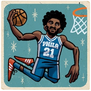 Joel Embiid Portrait