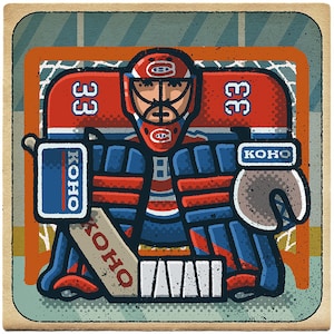 Patrick Roy Portrait (Canadiens)