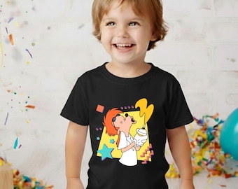 Retro 90s Pop Star Birthday Shirt, Vintage Style Cool Character Kids Tee