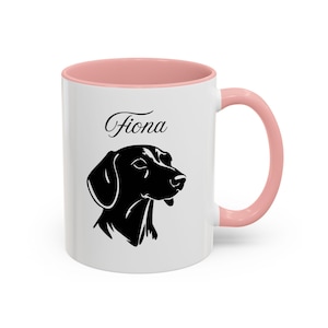 Personalized Dachshund Mug: Vibrant Ceramic Coffee Mug, Dog Lover Gift