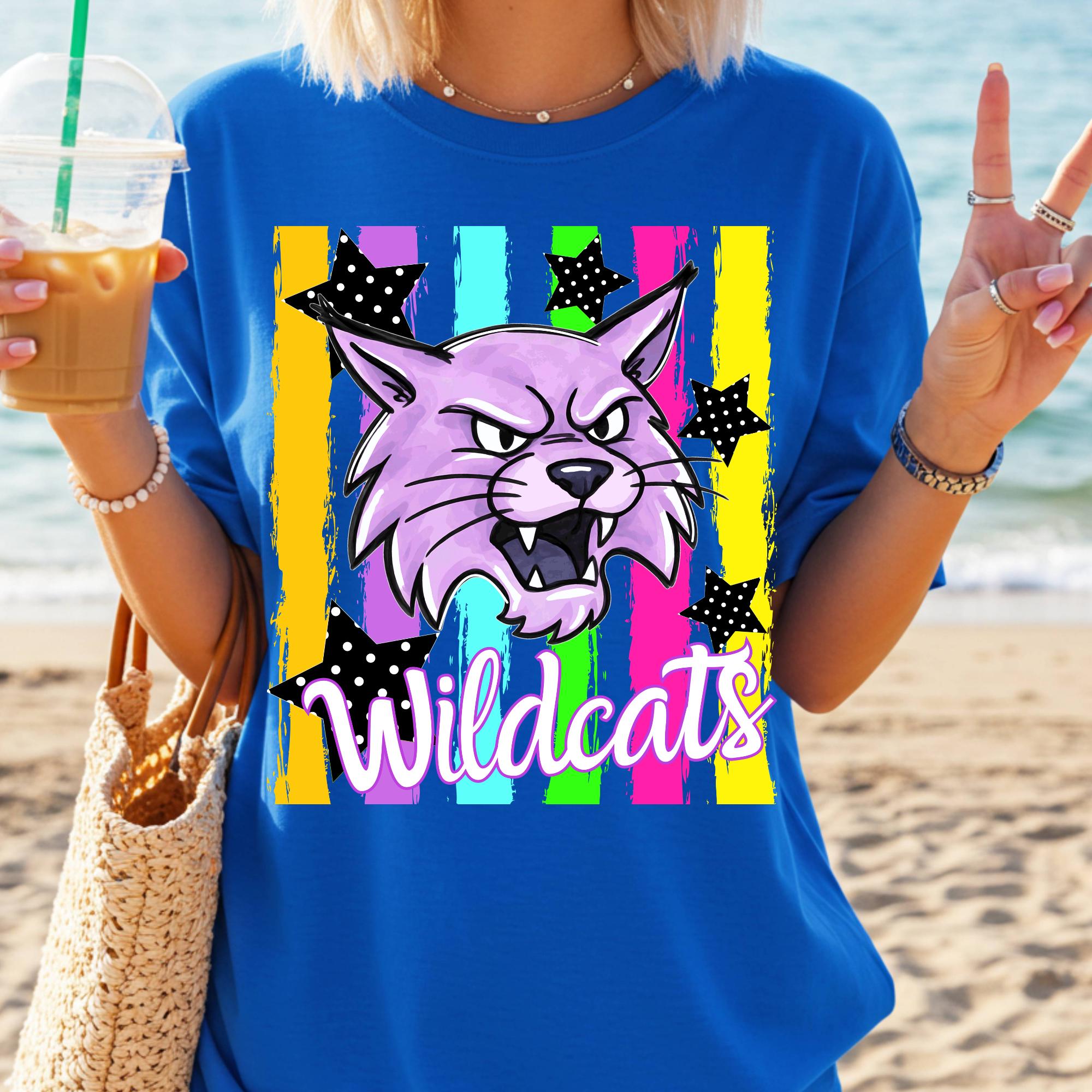 Wildcats Png, Colorful Mascot, School Sprit Png. - Etsy