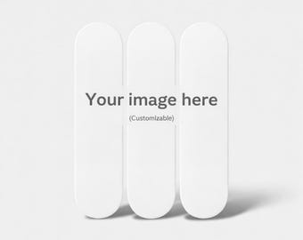 Customizable skateboard wall decor/art