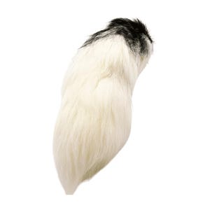 Artic Marble Fox Tails - Real Fox Tail