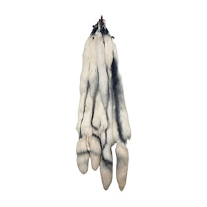 Premium Label Tanned Artic Marble Fox Pelt - Ranched - Professionally Tanned Pelt