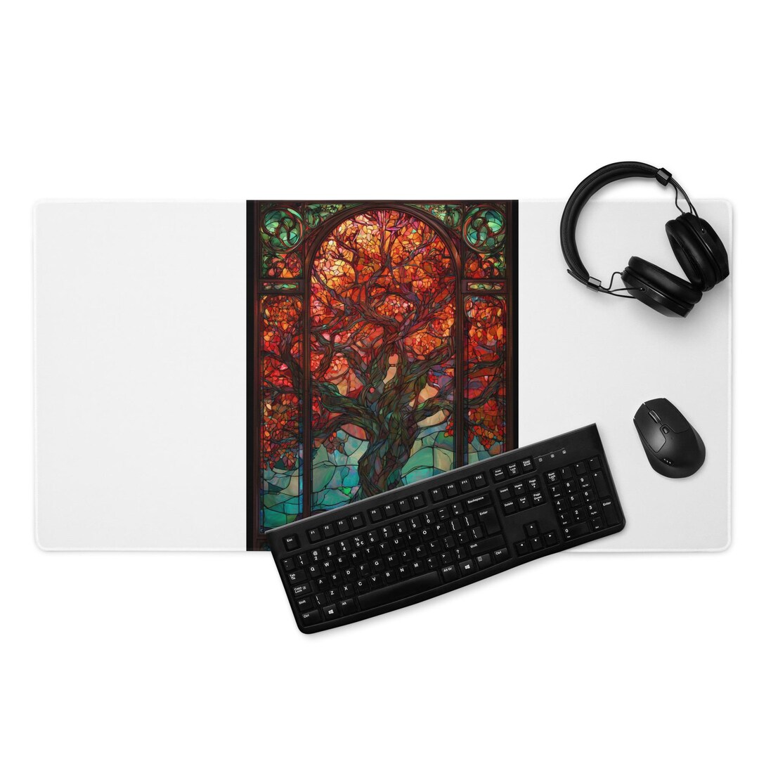 Tree Mouse Gaming Gaming Mouse Pad - Crystal Tree Design - Etsy
