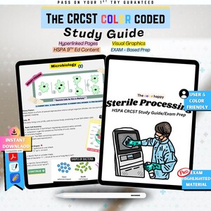 Bestehen Sie Ihre CRCST-Prüfung schneller - 9th Ed. HSPA Lernleitfaden (Sofortdownload | PDF)
