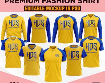 3D T-Shirt Mockup PSD | Realistic Shirt Mockups for POD, Bella Canvas, Gildan | Photoshop Editable Mockup Bundle