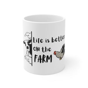 Farm Life Coffee Mug - 11oz White