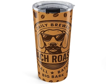 Dachshund Coffee Tumbler | "Dach Roast" Dog Lover Gift