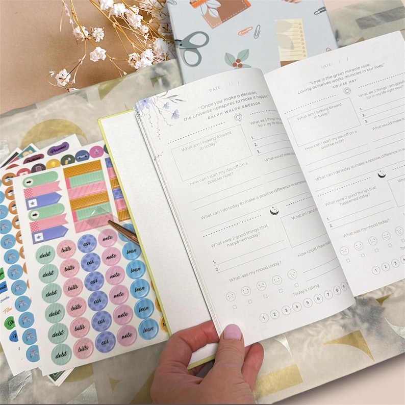 My Daily Self-Care Journal · Wellness and Gratitude Planner · Mental Health Notebook · Guided Undated Journal for Mindfulness & Wellbeing image 18