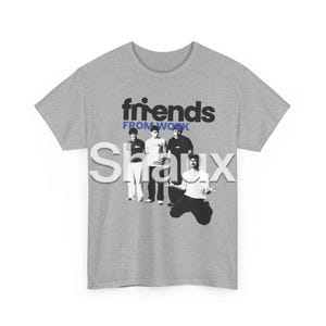 Friends From Work UK Youtube T-Shirt | Italian Bach, Arthur TV, George Clarke, Arthur Hill Tee | Retro Style T-Shirt Unisex image 3