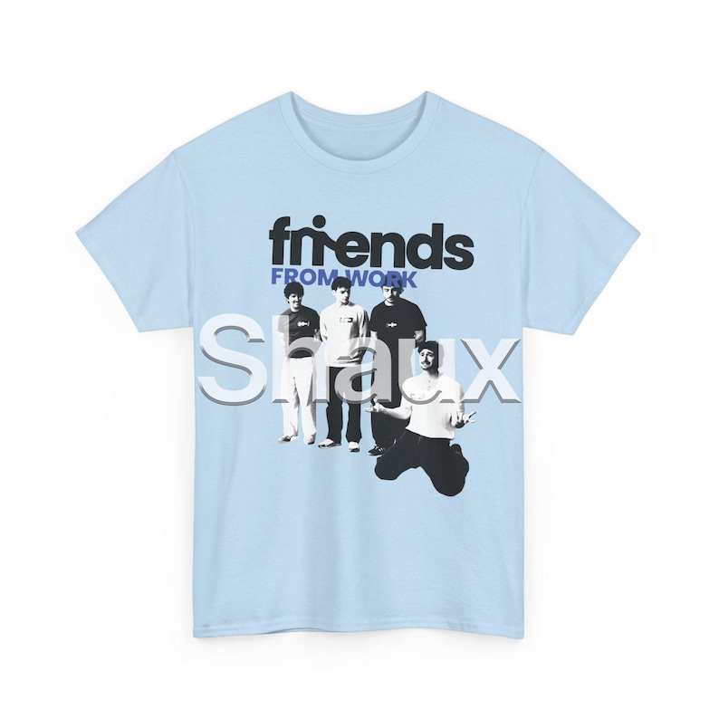Friends From Work UK Youtube T-Shirt | Italian Bach, Arthur TV, George Clarke, Arthur Hill Tee | Retro Style T-Shirt Unisex image 5