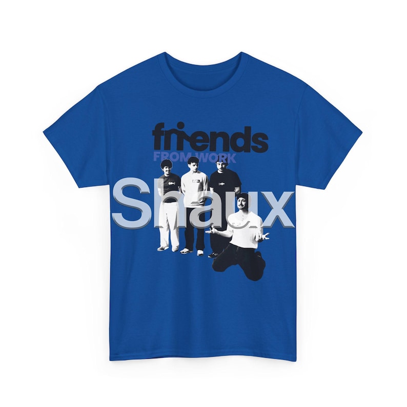 Friends From Work UK Youtube T-Shirt | Italian Bach, Arthur TV, George Clarke, Arthur Hill Tee | Retro Style T-Shirt Unisex image 4