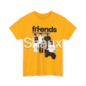 Friends From Work UK Youtube T-Shirt | Italian Bach, Arthur TV, George Clarke, Arthur Hill Tee | Retro Style T-Shirt Unisex image 8
