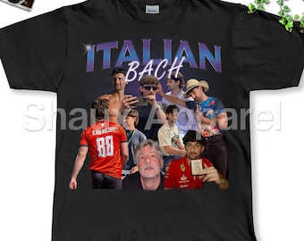 Italian Bach Custom Bootleg Retro T-Shirt Unisex