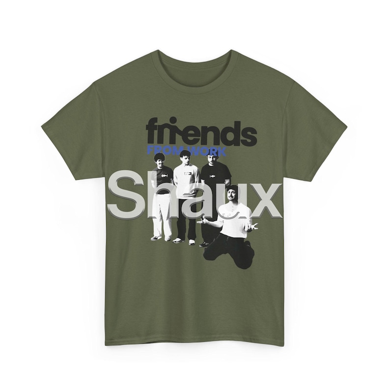 Friends From Work UK Youtube T-Shirt | Italian Bach, Arthur TV, George Clarke, Arthur Hill Tee | Retro Style T-Shirt Unisex image 10